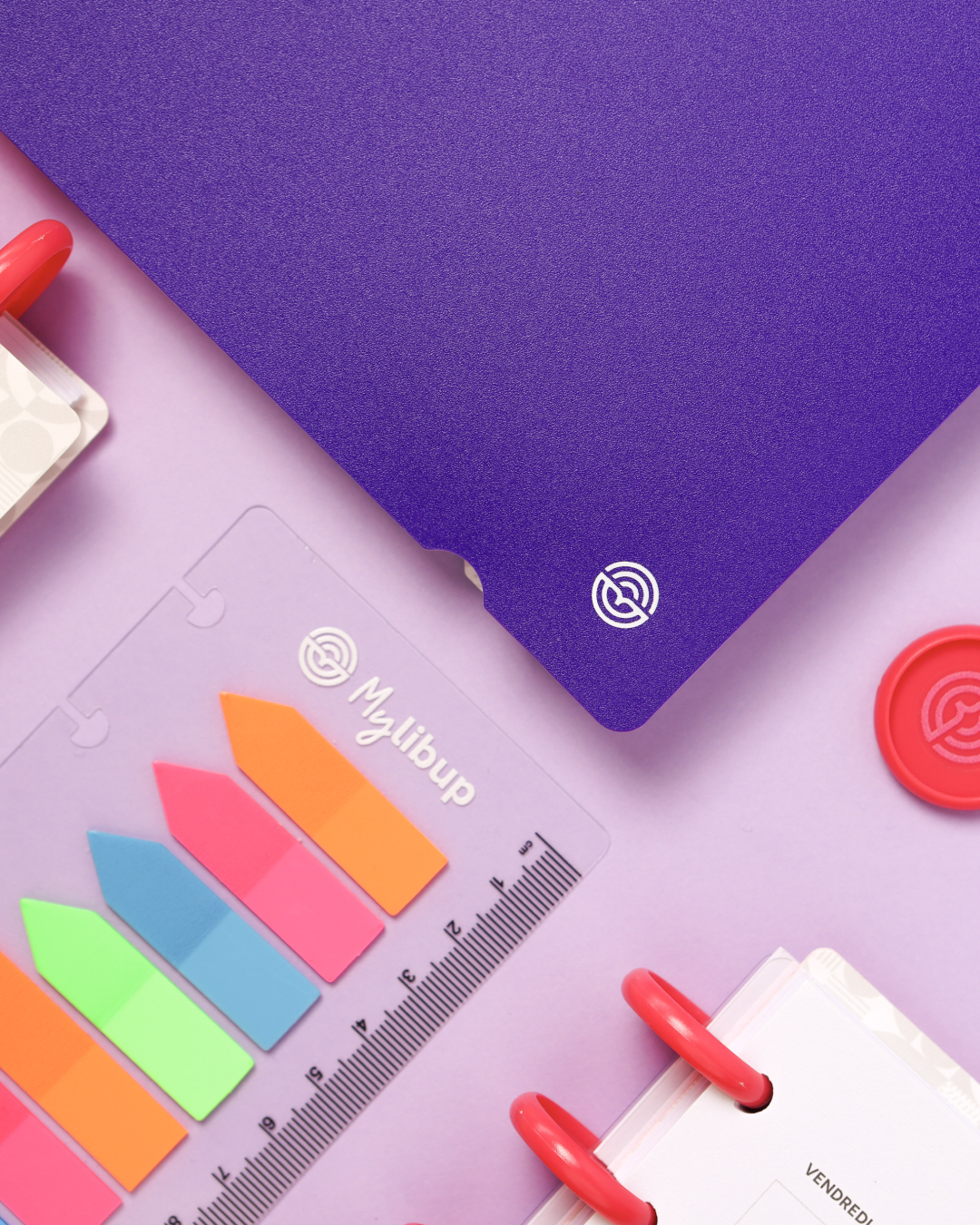Couverture A5 violet