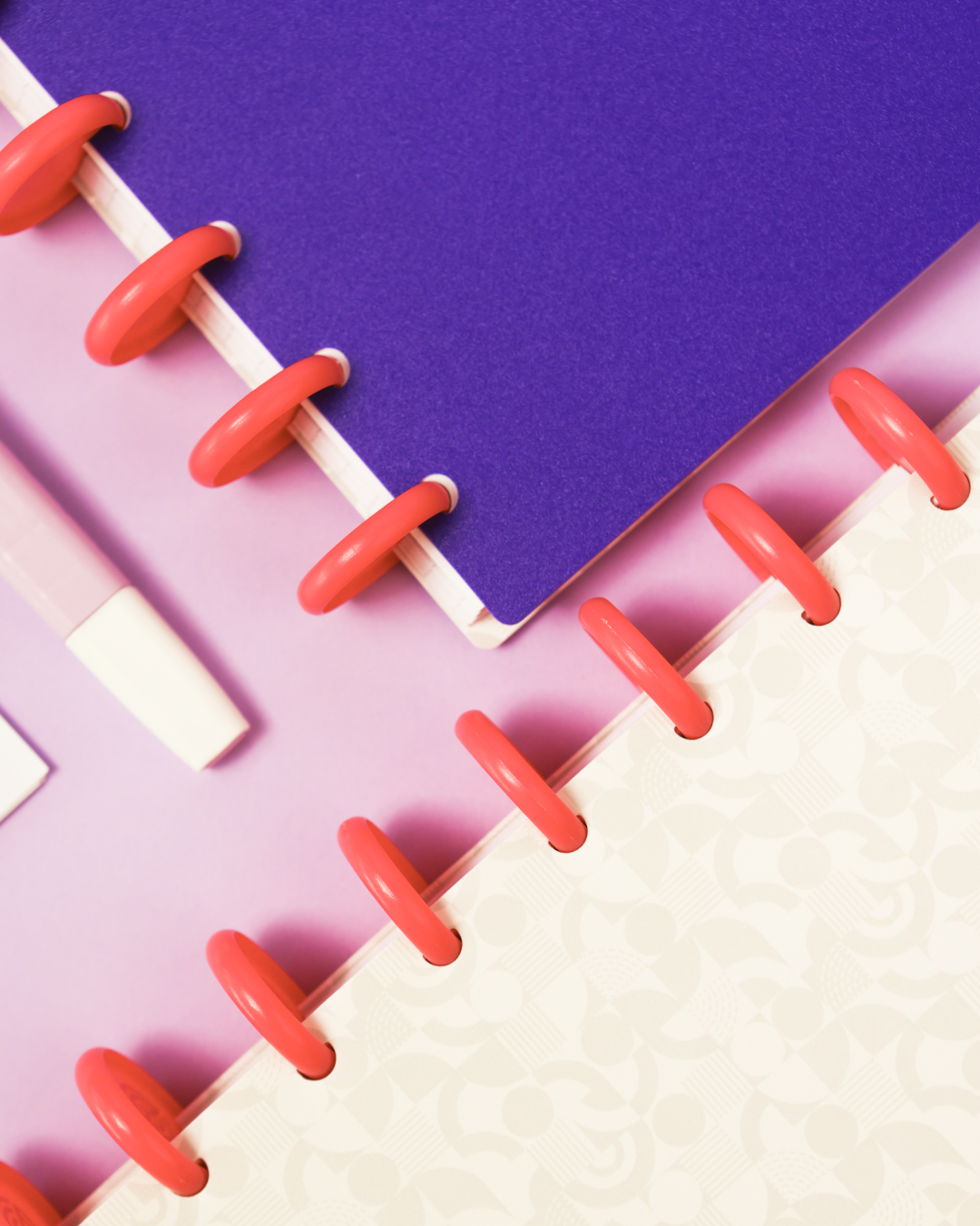 Couverture A5 violet