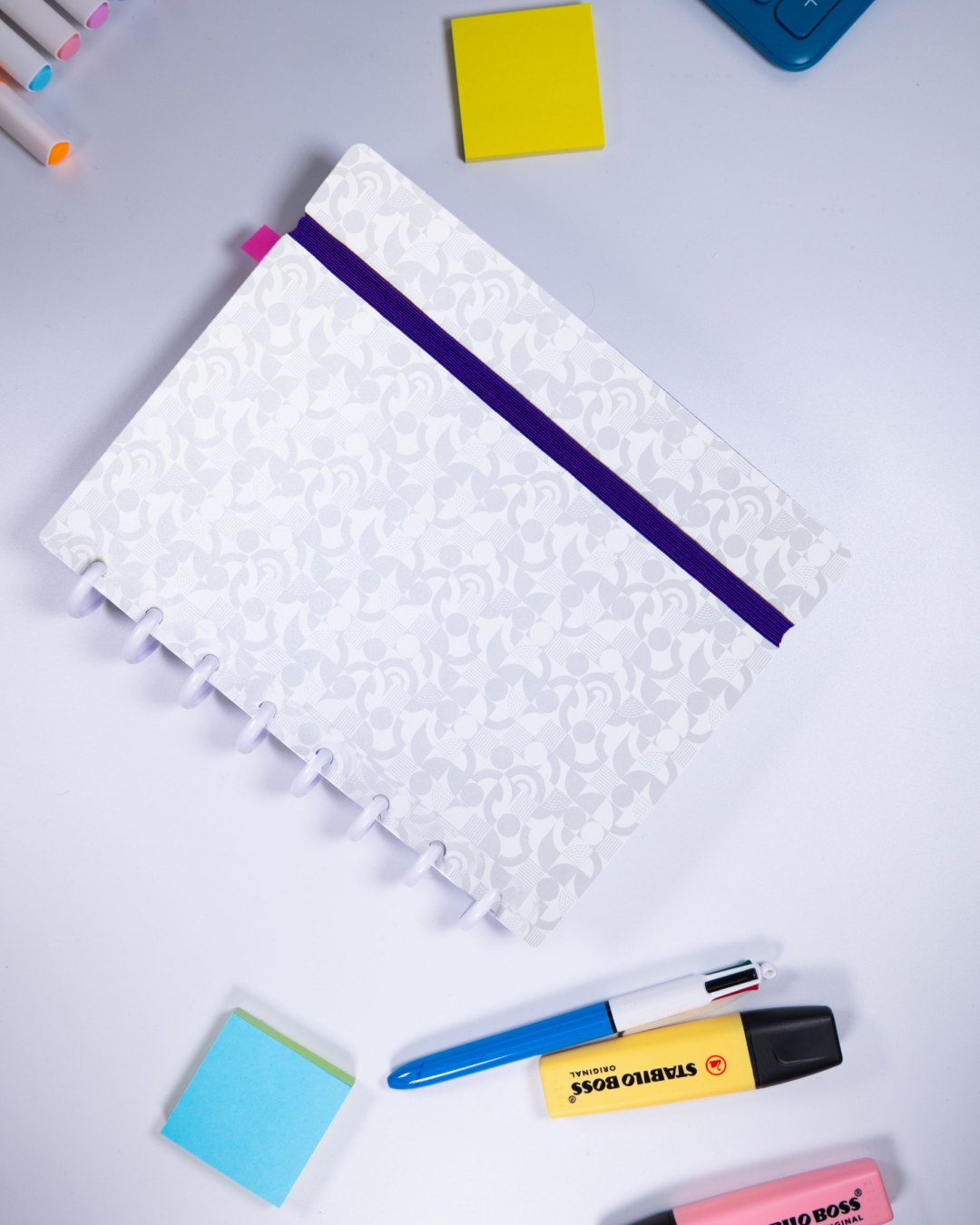 Couverture A5 violet