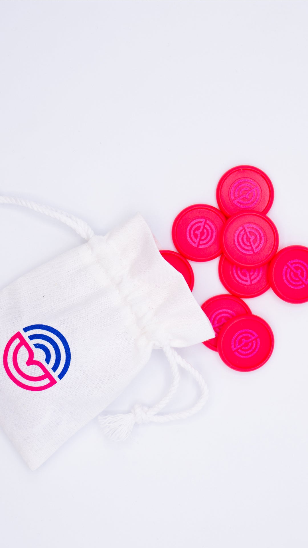 8 Disques roses 28 mm